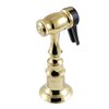 Kingston Brass Kitchen Side Sprayer, Polished Brass KBSPR12